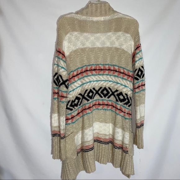 Miracle City Open Front Sweater Cardigan Size S/M - Picture 4 of 5